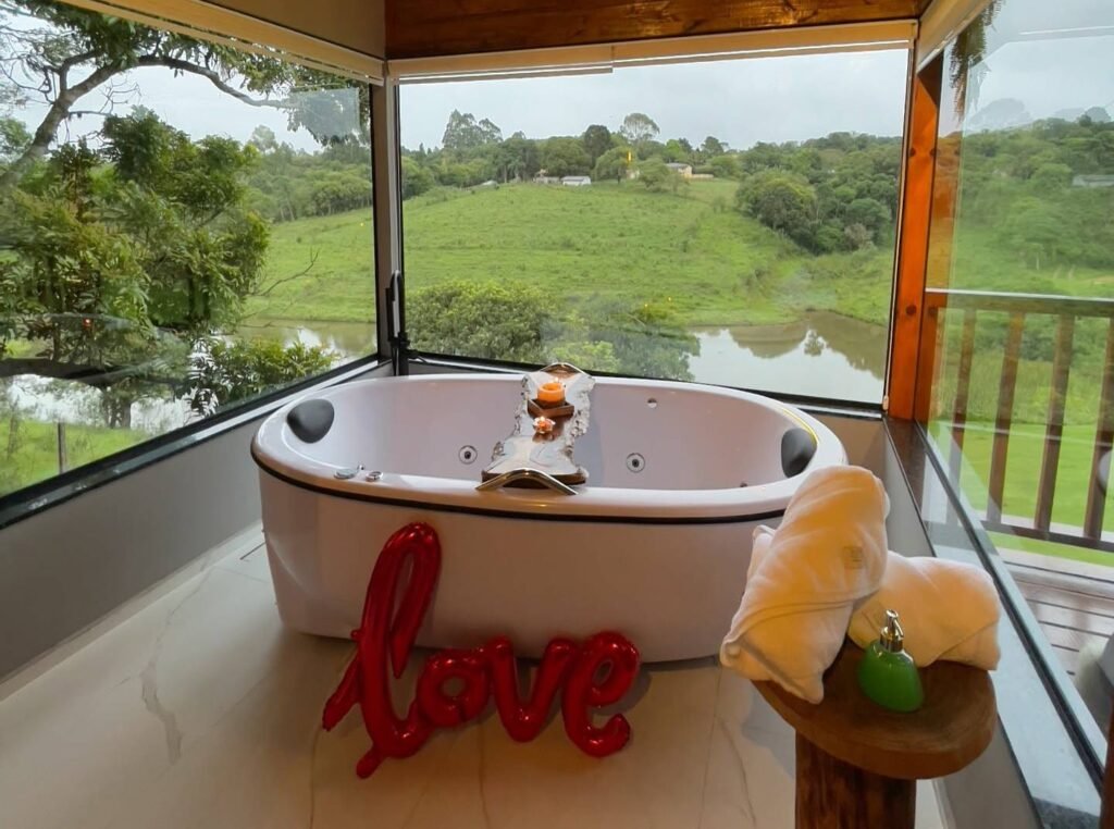 Chalés românticos próximo a Curitiba