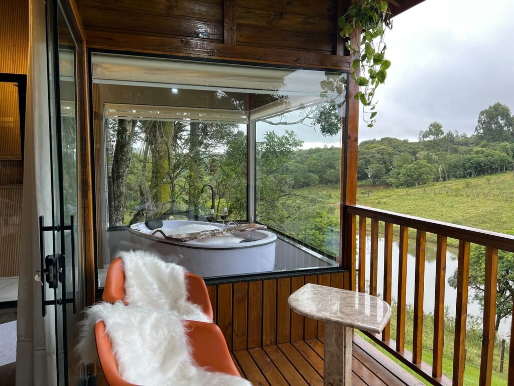 Chalé em Curitiba airbnb para fugir da rotina